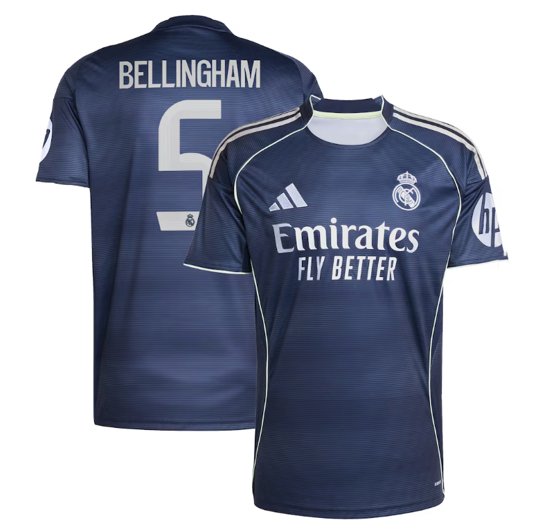Jude Bellingham Blue Real Madrid 2025/26 Away