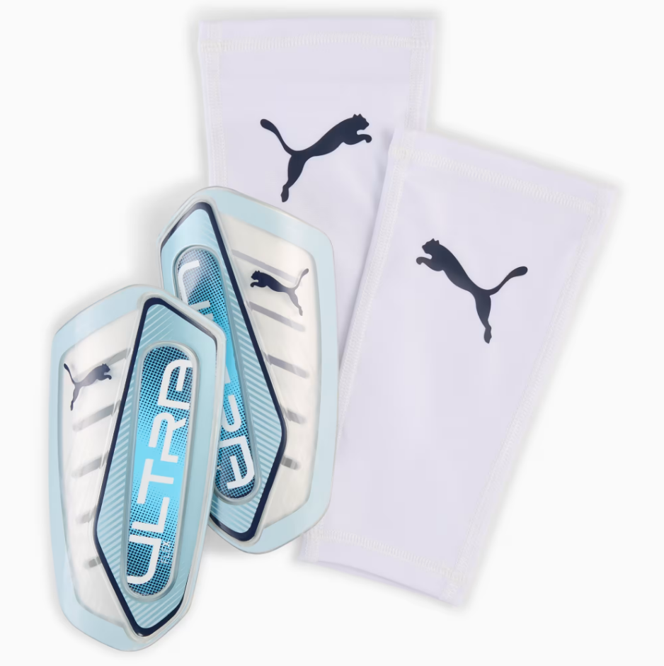 ULTRA Flex Football Sleeves Shinguards Blue